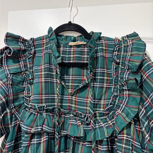 Entro Plaid Ruffle Blouse - Picture 7 of 7